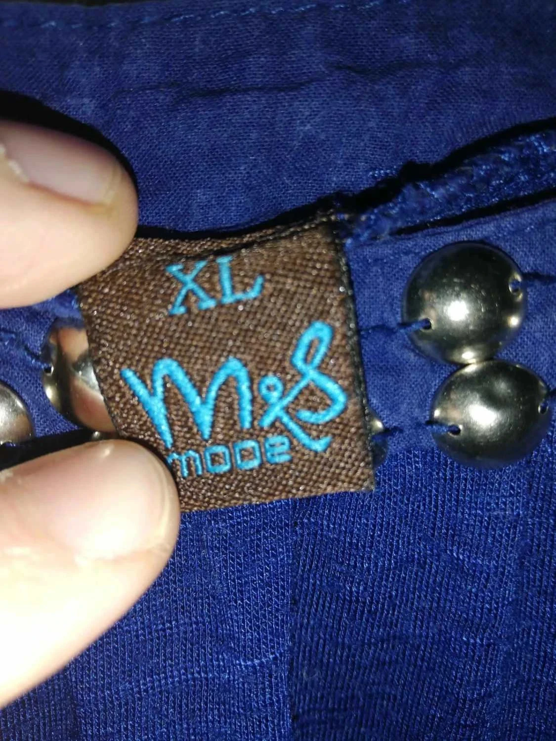 MS Mode Tunique Bleu Marine XL Très Bon État Élégante – photo 2